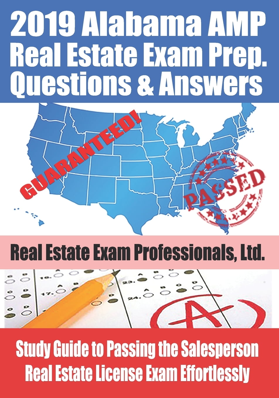 2019 Alabama AMP Real Estate Exam Prep Questions and Answers Study