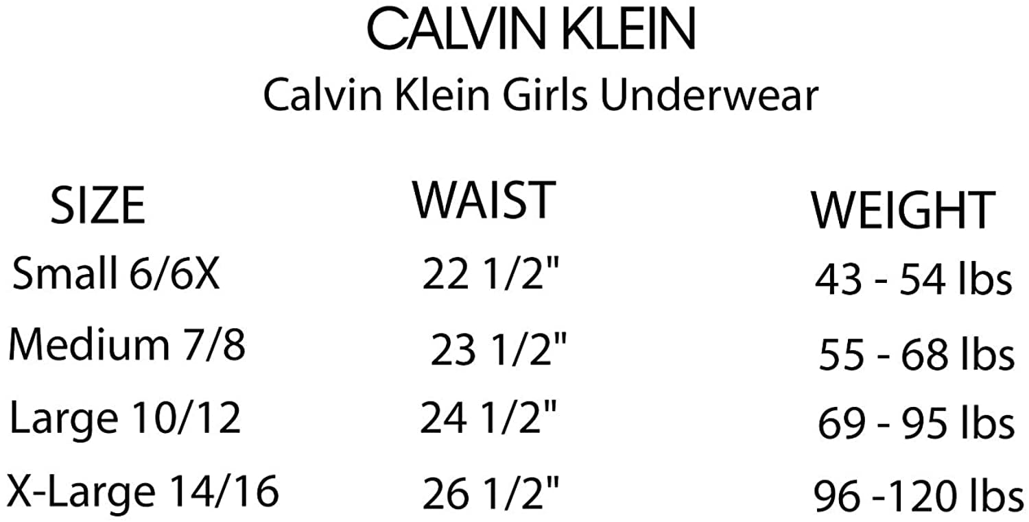 Calvin Klein Girls Kids Modern Cotton Hipster Underwear, Multipack Large Heather  Grey, Classic White, Black - 3 Pack 