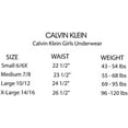 thumbnail image 3 of Calvin Klein Girls' Kids Modern Cotton Hipster Underwear, Multipack Medium Teal, Classic White, Symphony Blue - 3 Pack, 3 of 3