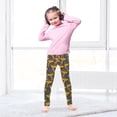 thumbnail image 5 of joogoo Girls' Leggings Phoenix Yellow Pattern Yoga Pants 6T, 5 of 8