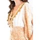 thumbnail image 4 of Vestido bohemio Roman Fashion manga kimono 8544 Blanco cafe M, 4 of 6