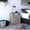 Light Gray, variant on TUHOME Eter Nightstand with Two Drawers, Open Storage Shelf and Spacious Top Surface