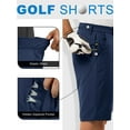 thumbnail image 4 of Off Road Ventures Mens Golf Shorts 11" Inseam Lightweight Dri Fit Stretch Hiking Shorts With Pocket, 4 of 8