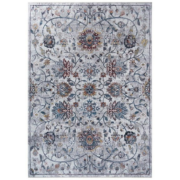 Allstar Living Room Area Rug with Mahal design in Multi-Color