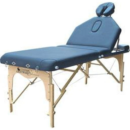 Solutions Destiny Portable Tilt Wood Massage Table-Color:Burgundy Solutions Destiny Portable Tilt Wood Massage Table-Color:Burgundy