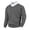 Dark Gray#156, variant on Men's Color Block T Shirts, Faux Two-Layer Pullover with Buttons, Fashion Casual and Warm Winter Style Tops Black S