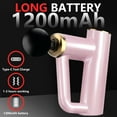 thumbnail image 2 of Syenll Massage Gun, Massage Gun Deep Tissue, Percussion Massage Gun with 4 Heads and 6 Speeds, Handheld Massager for Athletes Pain Relief, Pink, 2 of 8