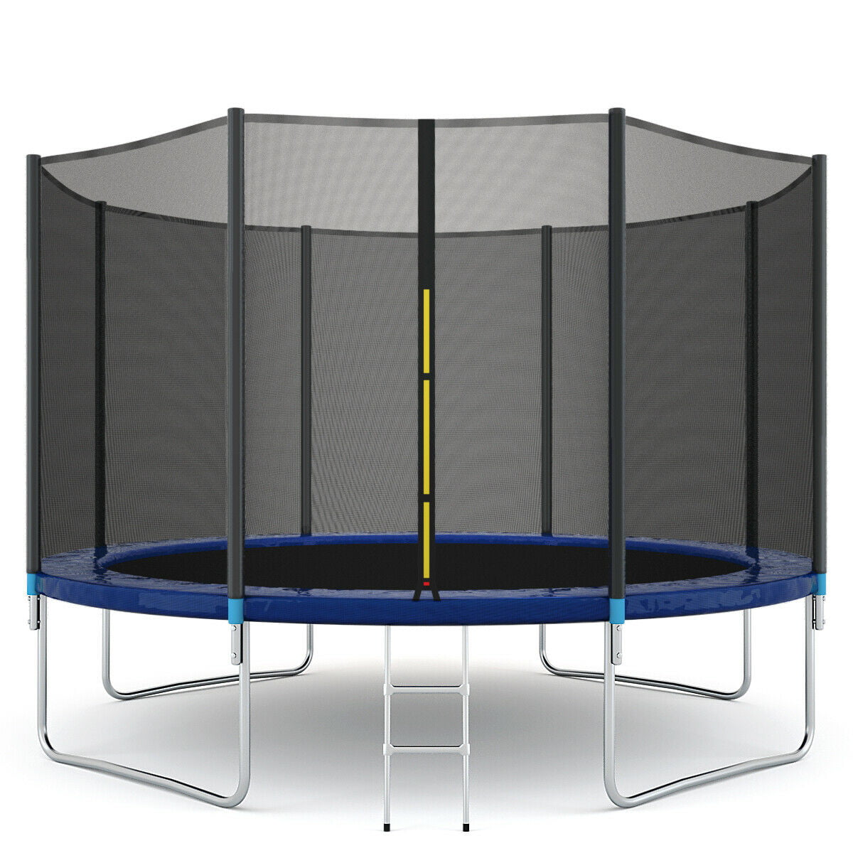 CODODKI 12 FT Kids Trampoline with Enclosure Net Jumping Mat and Spring Cover Padding Indoor Outdoor Fun Summer Exercise Fitness Water Toys Yard Trampolines for Children Adult 