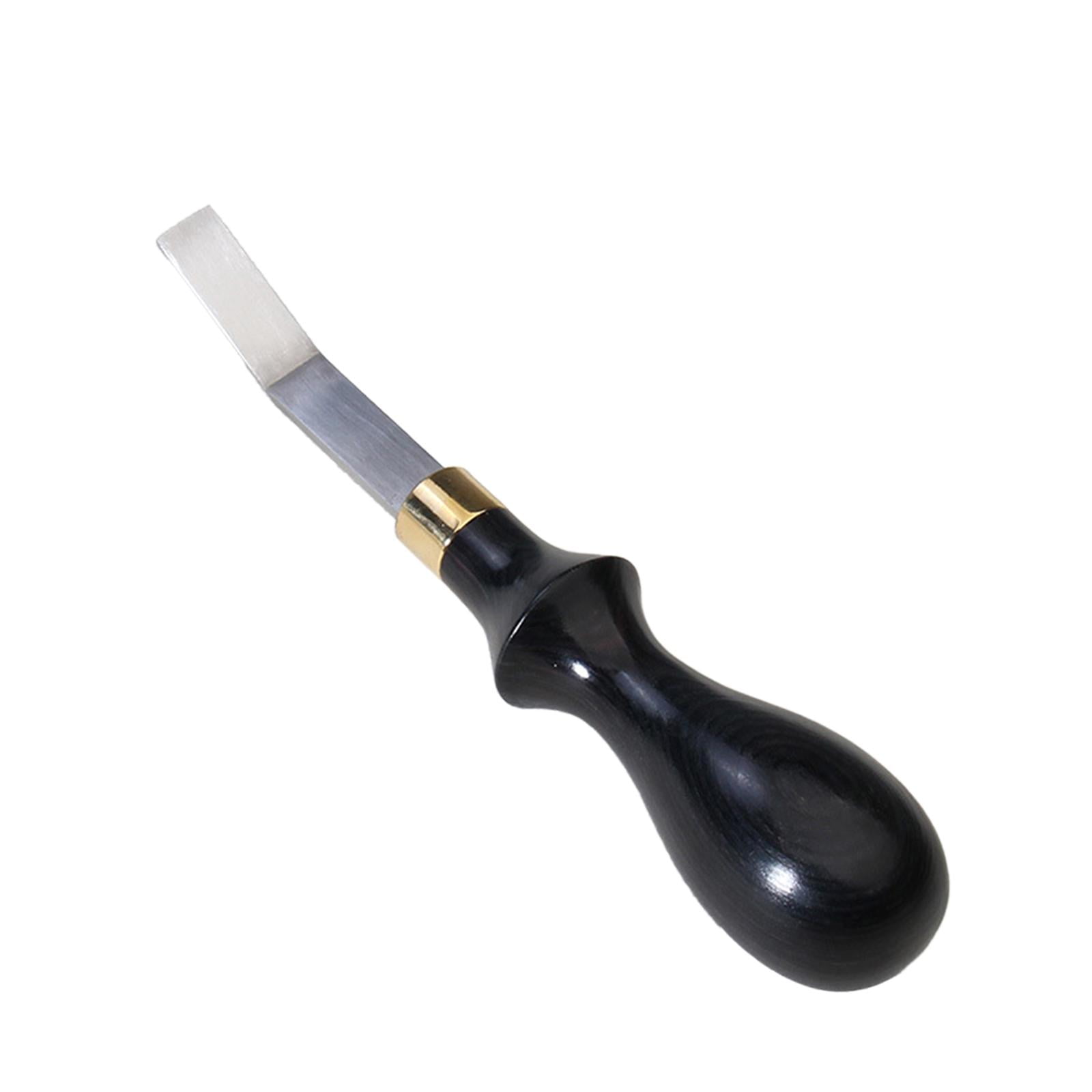 HILABEE Detail Rougher Leather Roughing Tool Polish File Tool Wooden Handle Ergonomic Edge Marking Crafted for Consistent Results Suitable for Leathercraft En 10mm