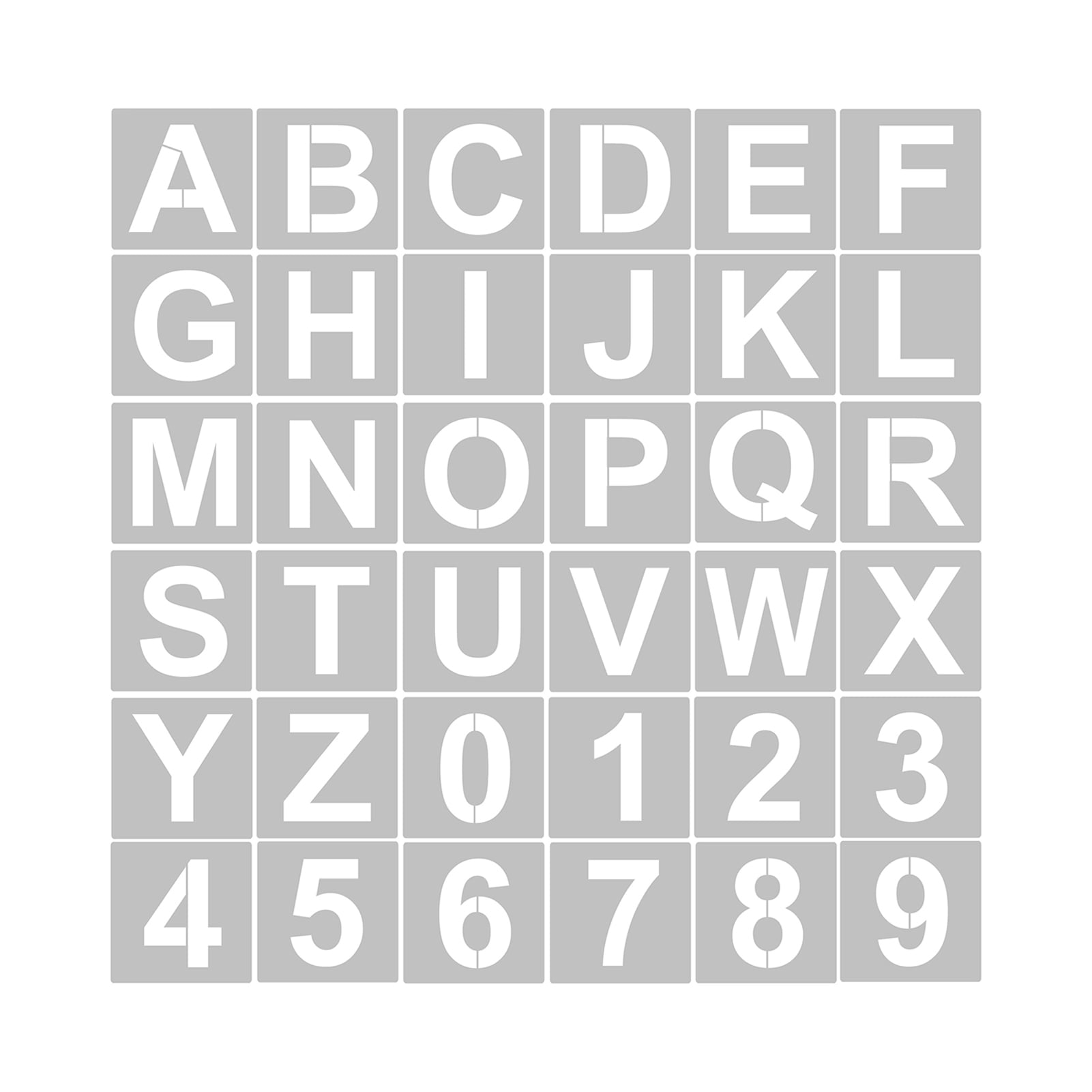 Letter Stencils 3 inch Stencils Letter Alphabet Stencil Number Stencils for Painting On Wood Wall Porch Fabric DIY Crafts