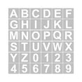 thumbnail image 1 of 36 plantillas de letras y números de 4 pulgadas, reutilizables y lavables, plantillas de alfabeto, r Abanopi  Plantillas, 1 of 7