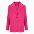 thumbnail image 4 of Towmus Womens Casual Blazers Business Casual Lightweight Suit Dressy Long Sleeve Loose Fit Work Office Jacket with Pockets, 4 of 6