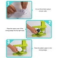 thumbnail image 3 of Button Pressing Machine, 100 Sets Various Pattern Ideal Present DIY Badges Button Making Press Machine  for Family 32mm / 1.26in, 3 of 7