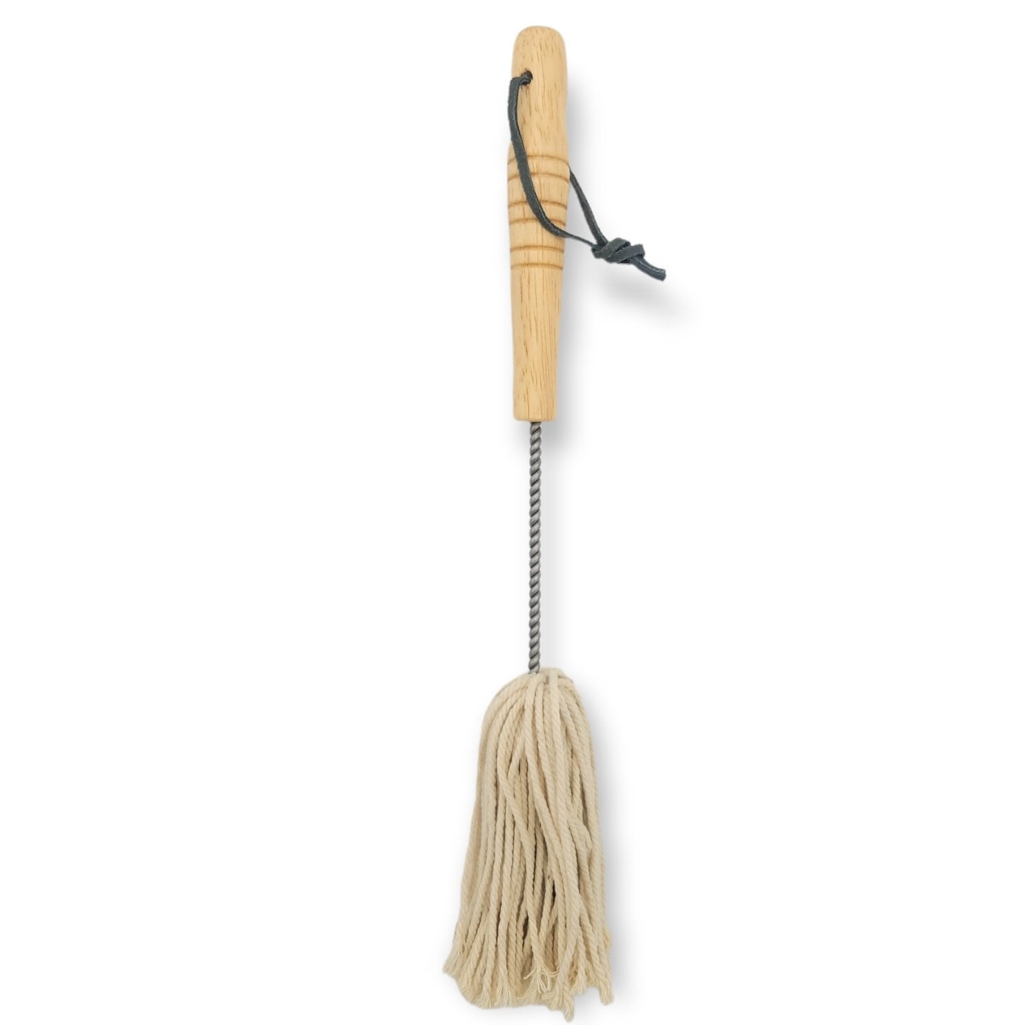 Handy Housewares 12" Long BBQ Mop with Wood Handle Great Grill