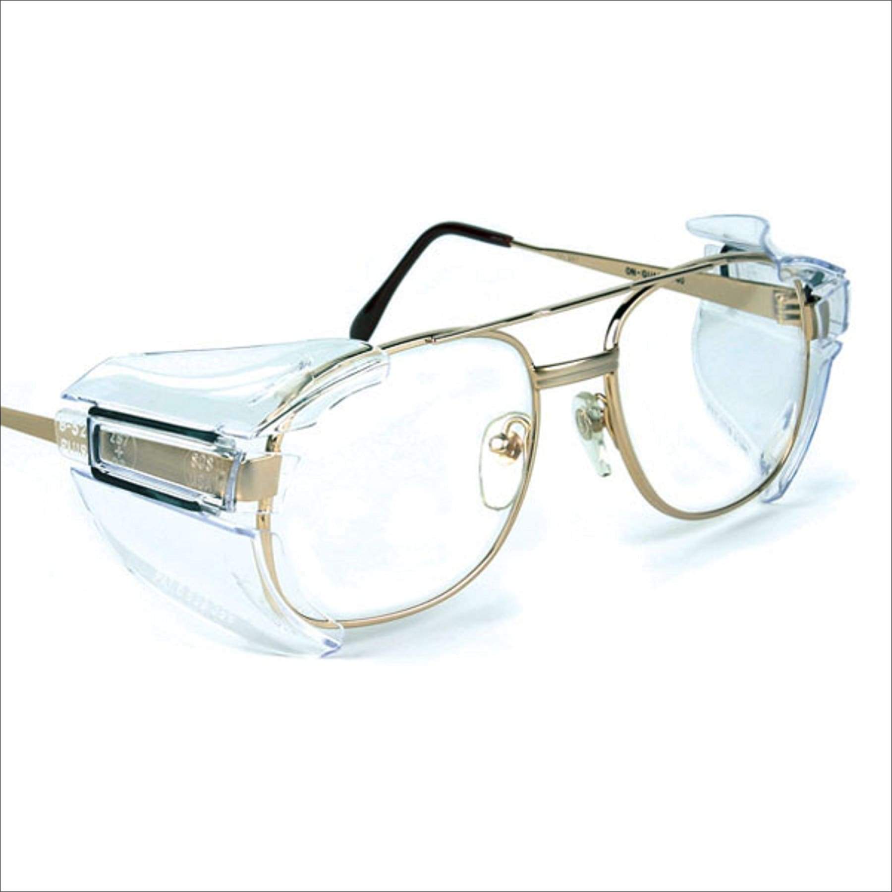 S O S B52 Clear Safety Glasses Side Shields For Medium To Large Glasses 3 Pair