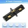 thumbnail image 2 of Conector en H Uxcell, circuito único H tipo 3-cable-1 riel 110-220V para sistema de iluminación de riel [Negro], 2 of 6