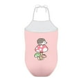 thumbnail image 2 of FOR U DESIGNS Hedgehog Mushroom Halter Swimsuit Bikini Size 1-2T Cute Pink One Piece Swimwear with Adjustable Strap for Girls Kids Off Shoulder Bodysuit, 2 of 6