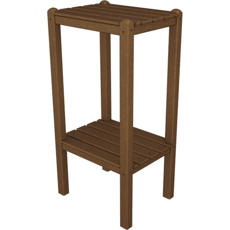 Polywood Two Shelf Bar Side Table