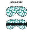 thumbnail image 2 of Naloa Green Baseball Print Sleep Mask for Sleeper, Light Blocking Sleeping Eye Mask for Women Men, Eye Shade with Adjustable Strap for Travel, Nap,Meditation, 2 of 7