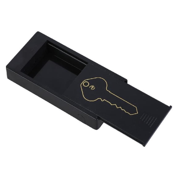 Tizuqe Magnetic Stash Box for Cash and Valuables Storage Portable Jewelry Container with Secret Compartment Money Hideaway