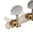 thumbnail image 5 of Musiclily Pro 3 on a Plate Acoustic Guitar Tuners Machine Heads Tuning Keys Pegs Set, Nickel with Chrome Button, 5 of 5
