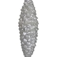 thumbnail image 3 of Northlight Frosted Pine Cone Glass Christmas Ornament - 6" - Silver, 3 of 4