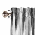 thumbnail image 5 of Tier Curtains 45 Inches Long, Black Gray White Window Treatment Curtain Drapes, Vintage Rustic Abstract Ombre Aesthetic Small Curtain Drapes for Bathroom Laundry Room, 27.5"x45", 2 Panels, 5 of 7