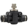 thumbnail image 1 of EcoNesxp 5pcs 6mm pipe OD air flow control valve connector pneumatic speed controller, 1 of 5