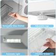 thumbnail image 5 of KNDKO 4.5 Cu.Ft Mini Fridge with Freezer, Small Refrigerator with 3 Level Adjustable Thermostat, 2 Door Small Refrigerator, Removable Glass Shelves for Bedroom, Kitchen, Apartment, White, 5 of 9