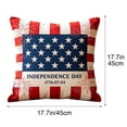 thumbnail image 3 of 4th Of July Independence Day Pillow Covers Patriotic Flag Throw Pillow Cases And Decorative Cushion Covers For Home Sofa Couch, 3 of 7