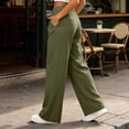 thumbnail image 5 of SETOOFF Women High Waist Pleated Wide Leg Dress Pants Loose Palazzo Trousers with Side Pockets Business Work Office Casual Travel Interview Daily Bottoms, 5 of 9