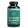 Primal Harvest Multi Collagen, 1 Pack: Collagen Types I, II, III, V & X with Vitamin C for Hair, Skin & Nail Health (120ct)