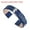 12mm Blue Band with Silver Buckle, variant on Multi-sizes Genuine Leather Band Flat Thin Elegant Leather Watch Strap 16mm Pink Band with Silver Buckle