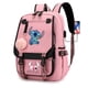 thumbnail image 1 of Stitch Boys Girls Kids School Book Bags Women USB Bagpack Teenagers Canvas Laptop Travel Student Backpack, 1 of 4