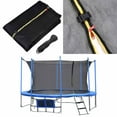thumbnail image 1 of Yescom Filet d'Enceinte Rond pour Trampoline 15 Pieds Filet de Clôture à 8 Poteaux Convient à Toutes les Marques, 1 of 11