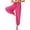 Hot Pink, variant on Tribal Belly Dance Pants for Women Baggy Arabic Harem Pants Halloween Party Performance Dancewear Green One Size