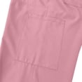 thumbnail image 4 of Purcolt Scrub Sets for Women Comfort V Neck Short Sleeve Tops and Elastic Waisted Straight Leg Pants with Pockets for Nurse Esthetician Workwear, 4 of 9