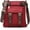 Red, variant on Dasein Women Lightweight Crossbody Bags Soft Vegan Leather Messenger Bag Shoulder Bag Travel Purse