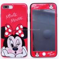 thumbnail image 1 of Caja suave del teléfono del tpu del luffy del gatito del diseño lindo del monstruo de la historieta y vidrio protector para el iphone, 1 of 4