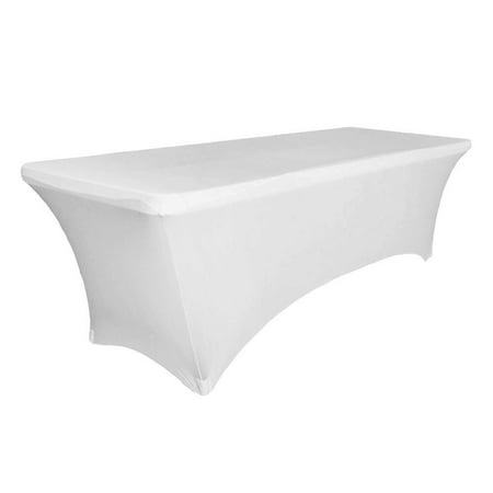 Houseables White Table Cloths Fitted Tablecloth Cover 6 Ft White Rectangular Skirts Houseables White Table Cloths Fitted Tablecloth Cover 6 Ft White Rectangular Skirts