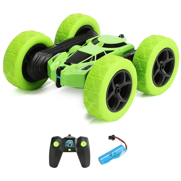 4WD 360 Grados Rotación Stunt RC Car 2.4GHz Camión Juguetes con batería (Verde) Tmvgtek Nuevos Originales