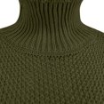 thumbnail image 4 of Cute Sweater Women Oversize Long Sleeve Turtleneck Drop Shoulder Loose Fit Solid Cozy Sweaters, 4 of 5