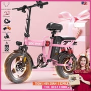 Folding Electric Bike for Adults with 700W Peak Motor, Ebike with 672Wh Battery, 35-55 Miles Range, Foldable Electric Bicycle for Men Women Commuter Travel