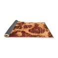 thumbnail image 2 of Ahgly Company Indoor Rectangle Abstract Orange Modern Area Rugs, 2' x 5', 2 of 4