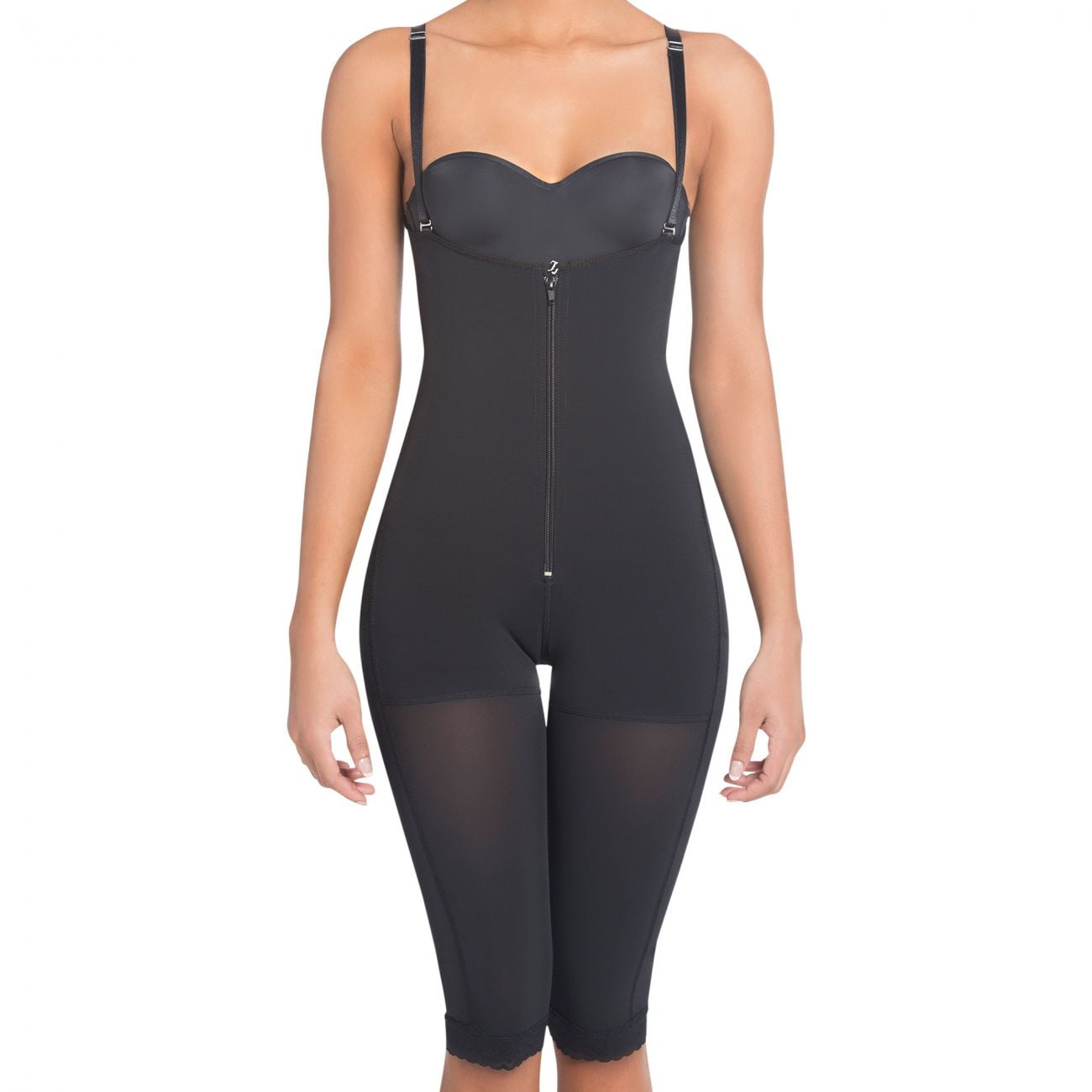 Siluet 1006 High Compression Braless Capri Body Shaper