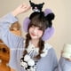 thumbnail image 3 of Sanrio Genuine Cute Cartoon High Color Value Winter Warm Cold-proof Ear Protection Travel with Contrast Color Hair Ball Ear Warm, 3 of 5