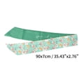 thumbnail image 4 of Unique Bargains 1 Pc Headband Patterns Satin Hairband for Women Green, 4 of 6