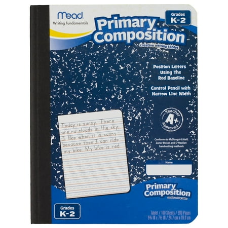 UPC: 0043100099024 | Mead Primary Composition Book  Ruled  Grades K-2  100 Sheets (09902)
