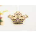 thumbnail image 5 of Matashi King David's Crown Hanging Ornament (Pewter) Classic Wall Decor Hand-Painted Purple, Lavender and Gold, 5 of 5