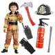 thumbnail image 2 of Disfraz de bombero para niños, Creaciones espeluznantes, marrón, 2 of 3